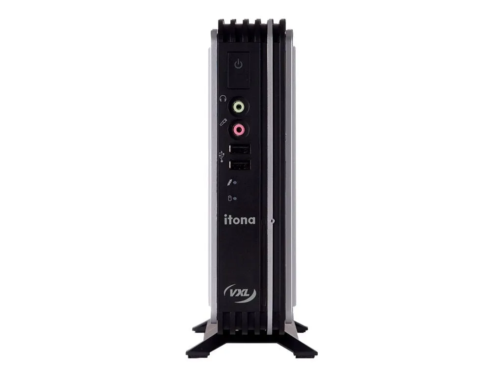 VXL Itona IQ-B47 - Thin client - DT - 1 x Celeron J1900 / 2 GHz - RAM 4 GB - SSD 32 GB - HD Graphics - Gigabit Ethernet - Windows 4ZR0R44845