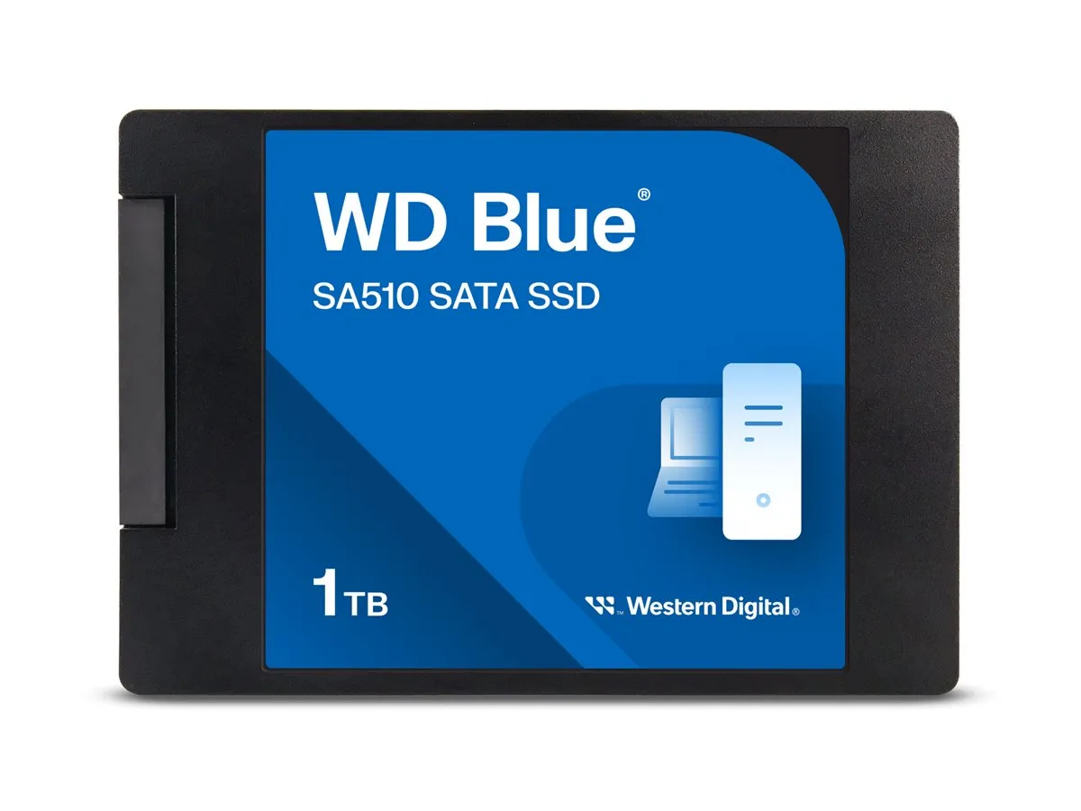 WD Blue SA510 WDS100T3B0A-00AXR0 - SSD - 1 TB - internal - 2.5 - SATA 6Gb/s"