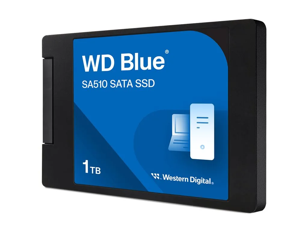 WD Blue SA510 WDS100T3B0A-00AXR0 - SSD - 1 TB - internal - 2.5 - SATA 6Gb/s"