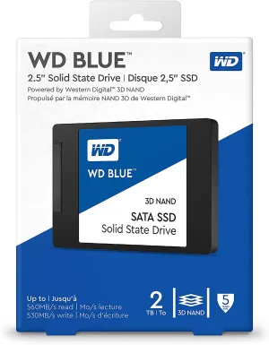 Western Digital Blue 2TB SATA 6Gb/s 2.5" Solid State Drive (WDS200T2B0A)