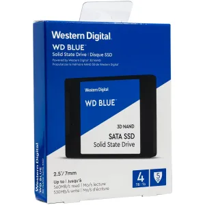 Western Digital Blue WDS400T2B0A 4TB SATA 6Gb/s 3D TLC 2.5in Solid State Drive