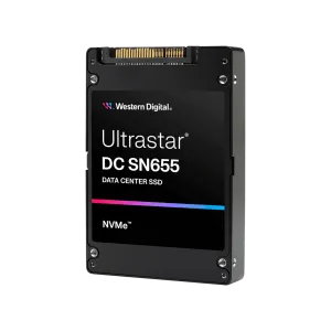 Western Digital Ultrastar SN655 WUS5EA1A1ESP7E1 15.36TB PCIe Gen 4.0 x4 8GB/s NVMe 2.5in Solid State Drive