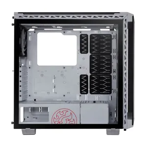 XPG BATTLECRUISER BATTLECRUSIERWHCWW Mid-Tower RGB Glass Panel PC Case - White with 4 ARGB Fans